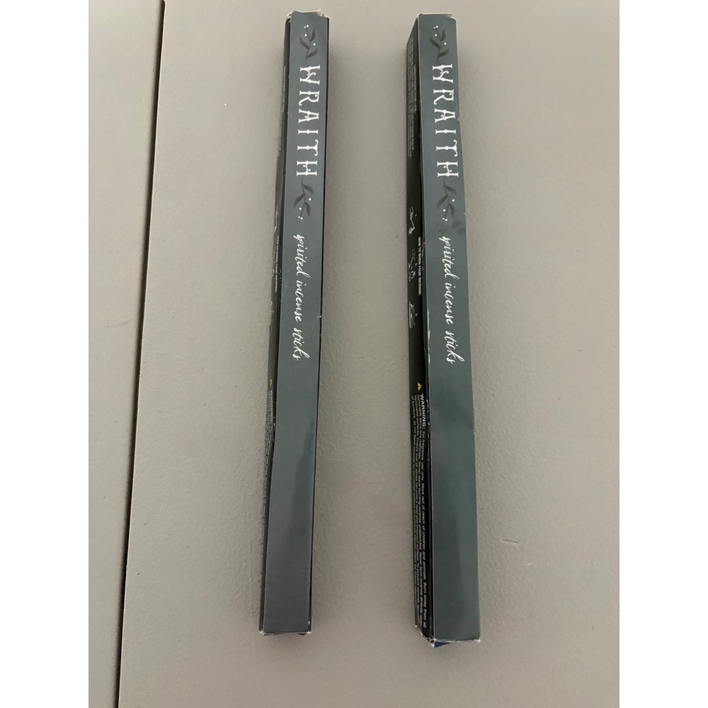 Wraith Spirited Intense Sticks Crimson Rose and Widow's Veil Incense Set of 2